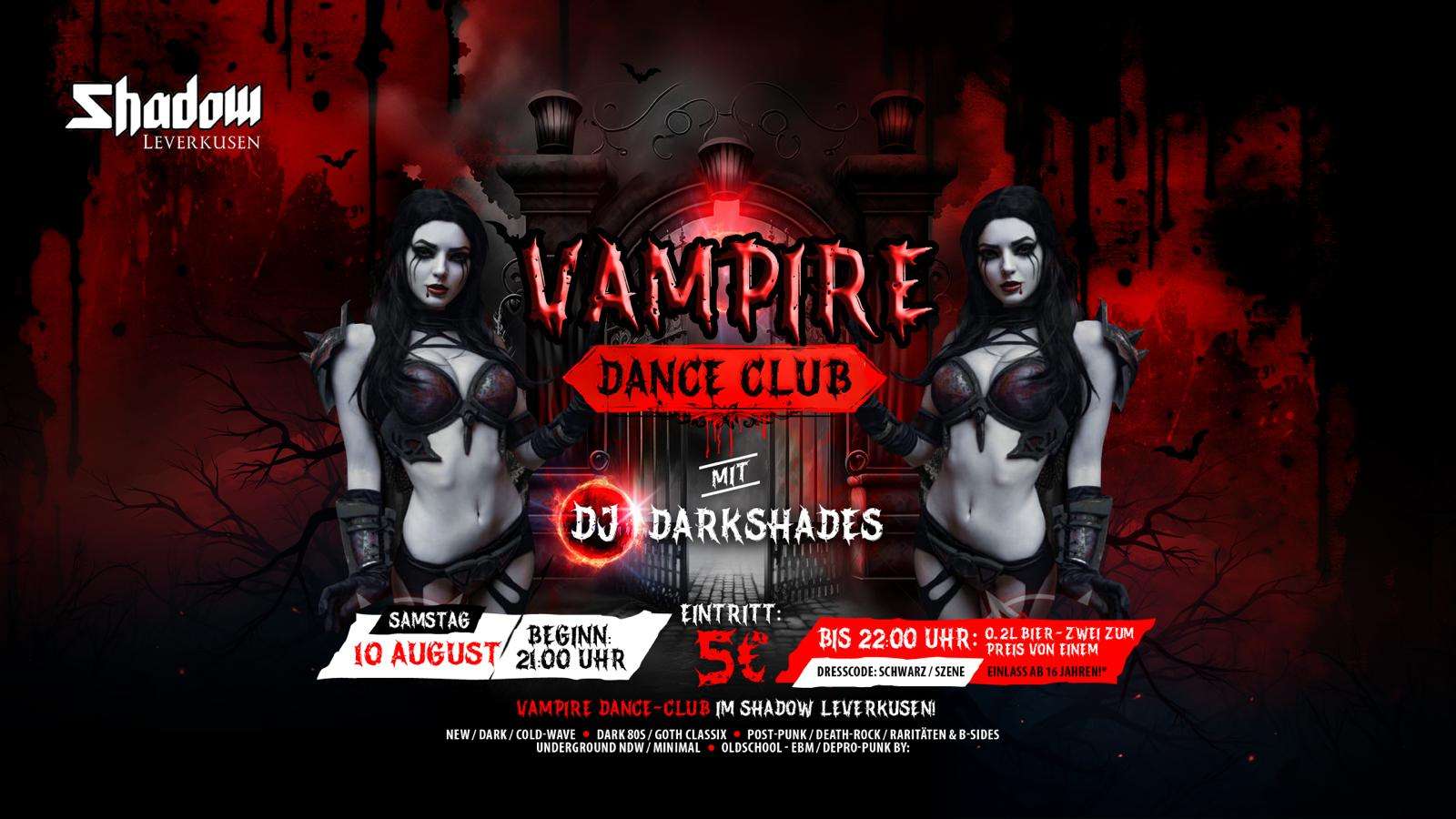 Vampire Dance Club 10.08.2024