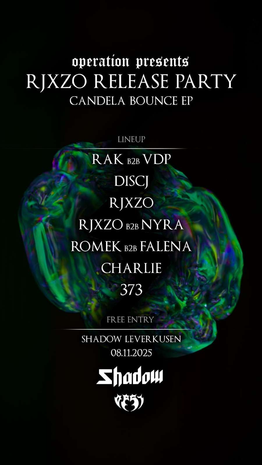 RJXZO Release Party – Hard Techno Cover